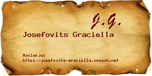 Josefovits Graciella névjegykártya